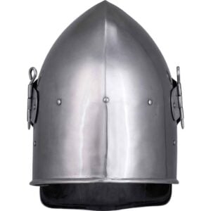 Medieval Fantasy Visor Steel Helmet