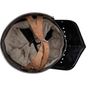 Medieval Fantasy Visor Steel Helmet