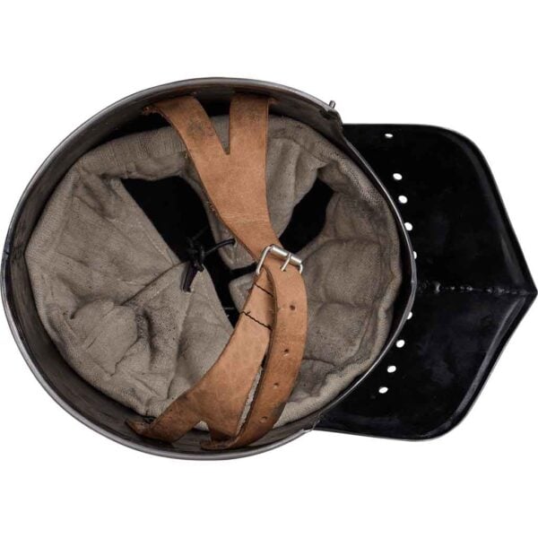 Medieval Fantasy Visor Steel Helmet