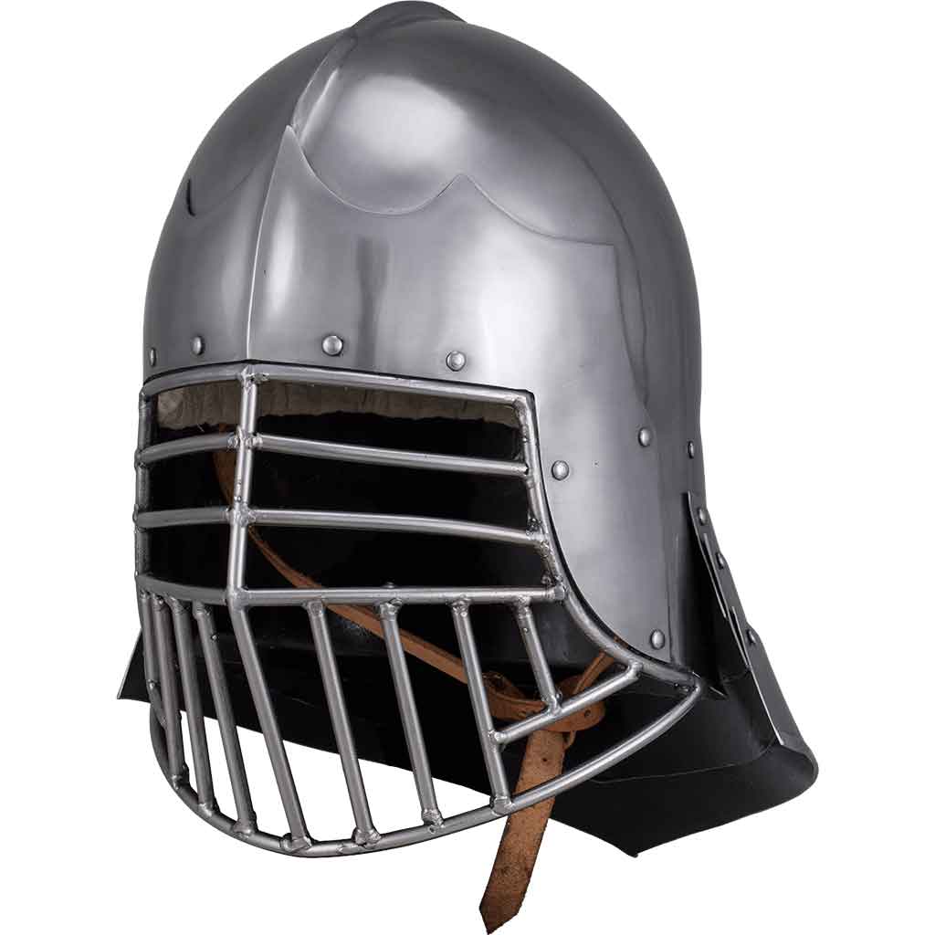 Steel Medieval Open Sallet