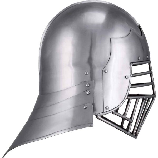 Steel Medieval Open Sallet