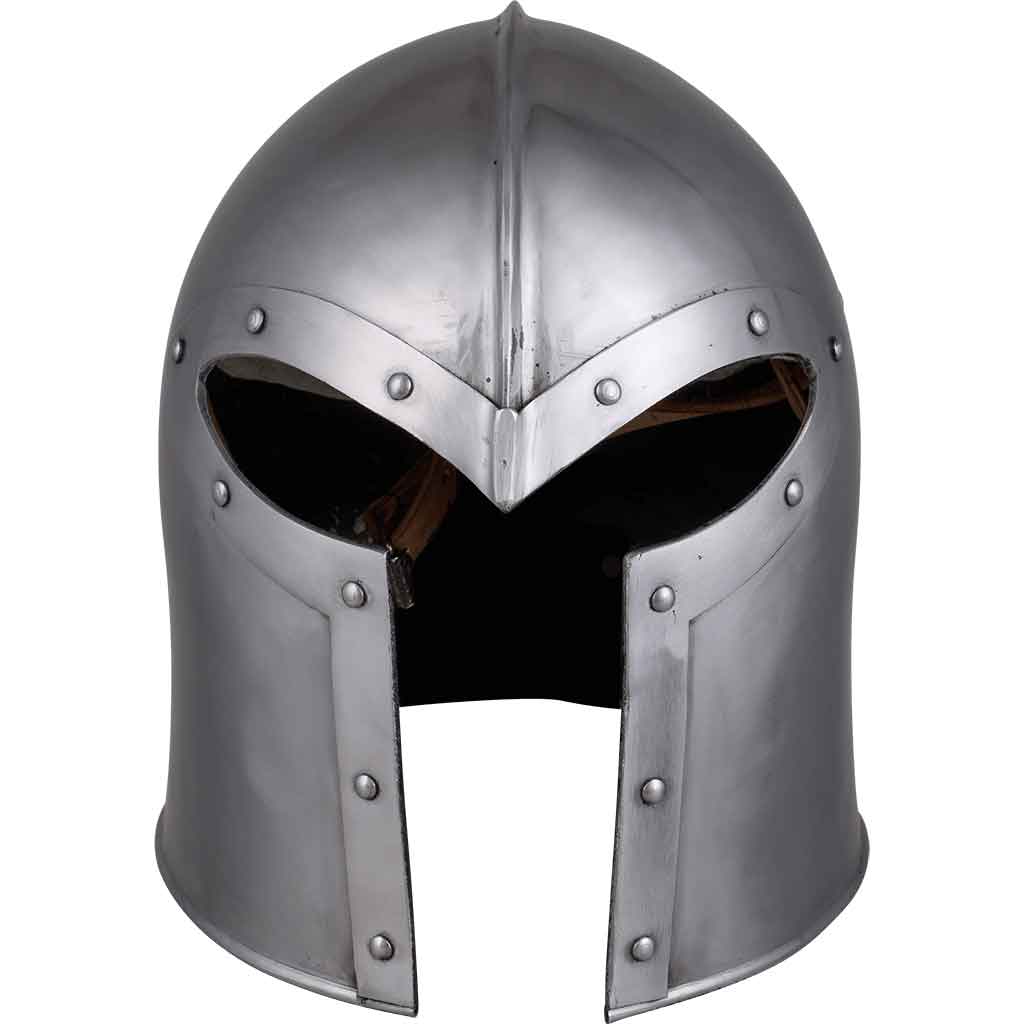 Medieval Fantasy Steel Barbuta Helmet