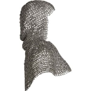 Berengar Flat Ring Aluminum Chainmail Coif