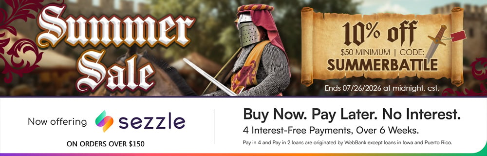 Summer Sale at Medieval Collectibles