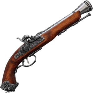 Grey 19th Century Italian Blunderbuss Pistol