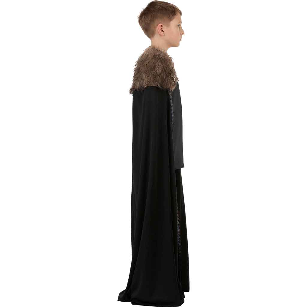 Black Kids Viking Costume Cape