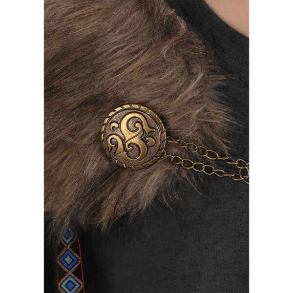 Black Kids Viking Costume Cape