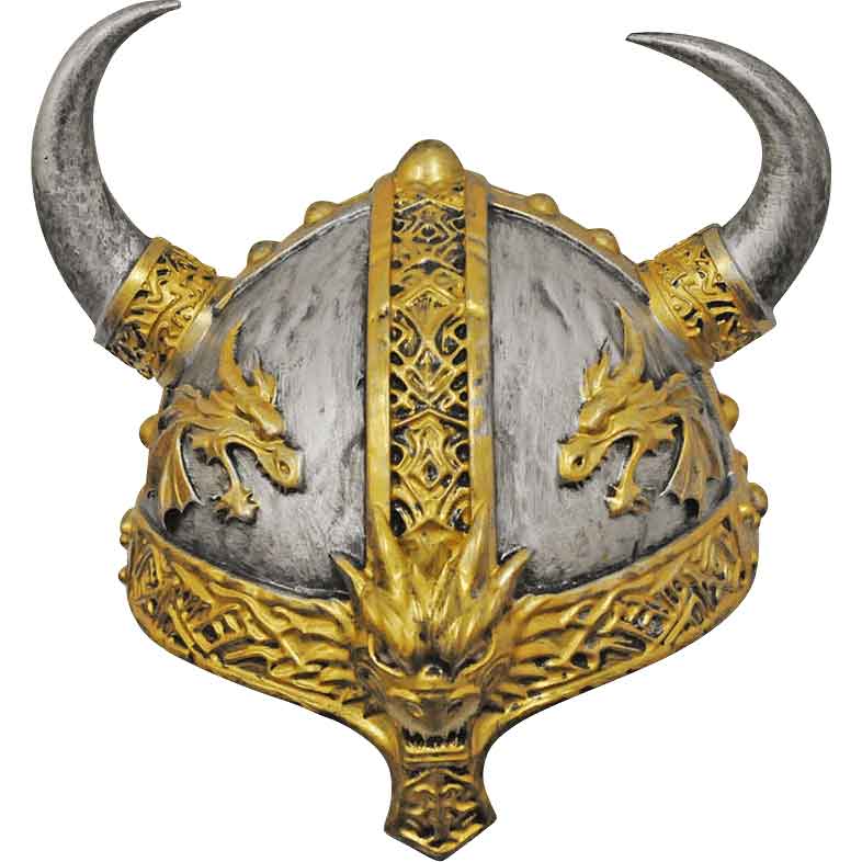 Horned Dragon Guard Costume Helmet