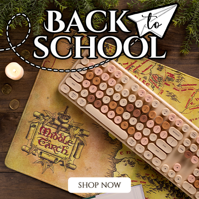 Back to school shopping at Medieval Collectibles