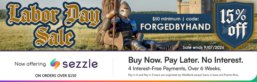 Labor Day Sale at Medieval Collectibles