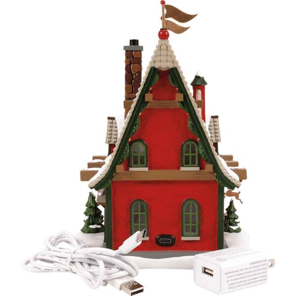 50th Reindeer Acres Stable - North Pole Series by Department 56