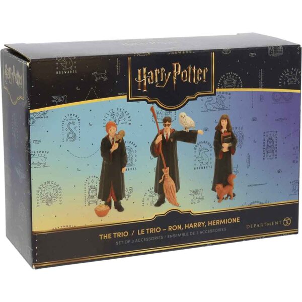 The Trio Ron, Harry, Hermione - Harry Potter Village by Department 56