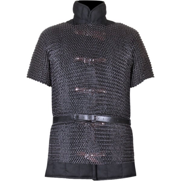 Arthur Blackened Chainmail Hauberk