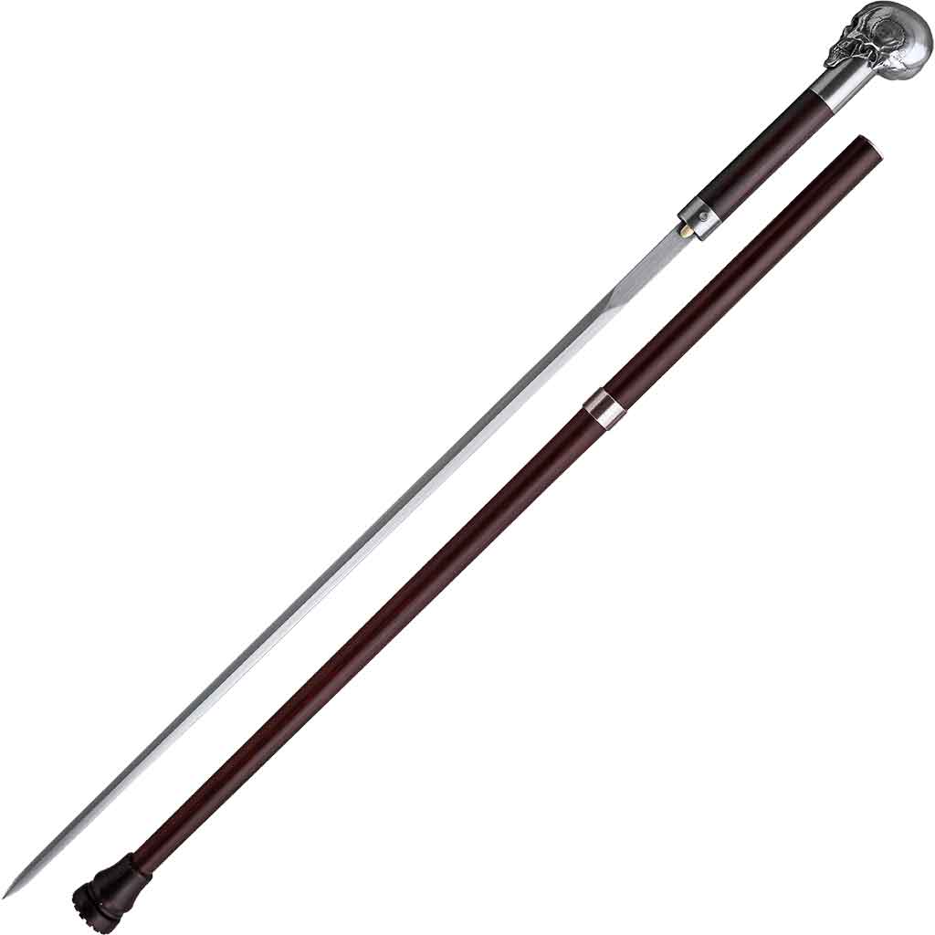 Steel Skull Sword Cane