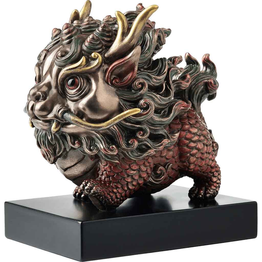 Noble Qilin Good Fortune Statue