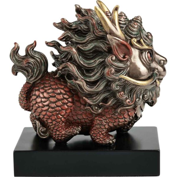 Noble Qilin Good Fortune Statue