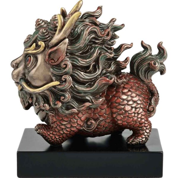 Noble Qilin Good Fortune Statue
