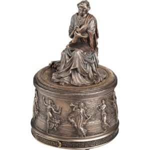 Mnemosyne Goddess of Memory Music Box
