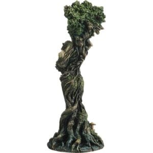 Mother Nature Gaia and Baby Statue