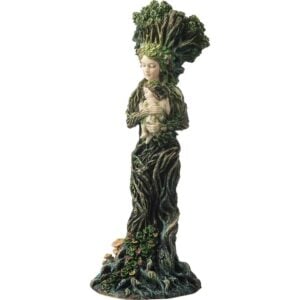 Mother Nature Gaia and Baby Statue