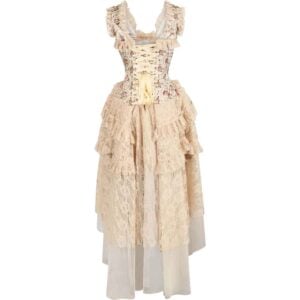 Melrose Floral Satin Corset Dress
