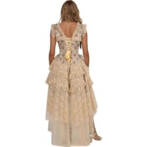 Melrose Floral Satin Corset Dress
