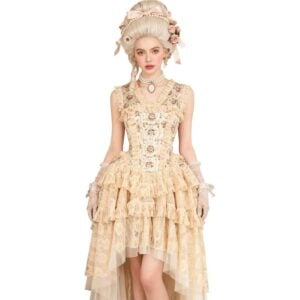 Melrose Floral Satin Corset Dress