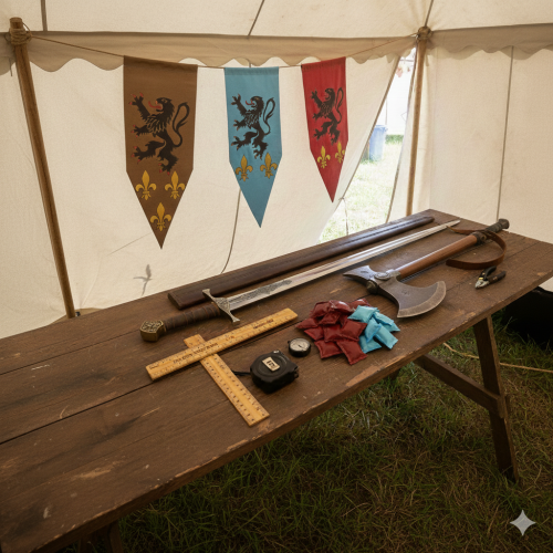 medievalcollectibles-array-larp-weapons-showing-different-construction-methods