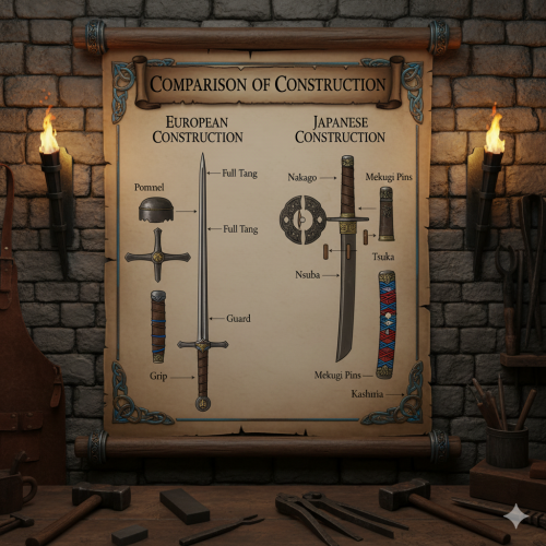 medievalcollectibles-comparison-european-japanese-replica